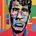 Eduardo Paolozzi expressionist portrait
