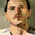 Criminal Israel Keyes geometric portrait